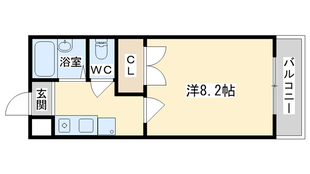 サンシード二番館の物件間取画像